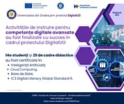 Finalizare cursuri Competente digitale avansate (Postare Facebook)